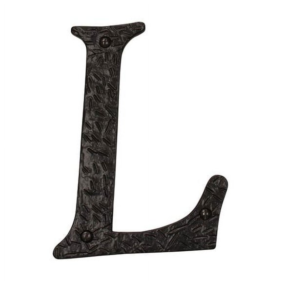 RCH Supply Company Decorative Solid Cast Iron Address Plaque Surface Mount House Letter