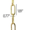 thumbnail image 1 of RCH Supply Company Flat Standard Link Lighting Fixture Chain Break, 1 of 4