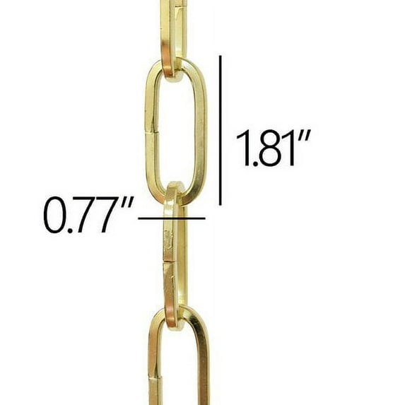 RCH Supply Company Flat Standard Link Lighting Fixture Chain Break