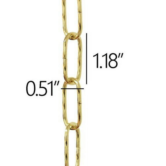 RCH Supply Company Twist Rope Link Lighting Fixture Chain Break