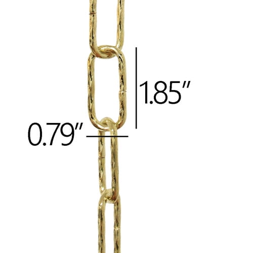 RCH Supply Company Twist Rope Link Lighting Fixture Chain Break