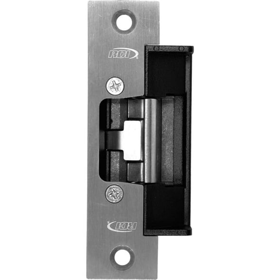 RCI L65U 6 Series Centerline Electric Strike Low Profile, Universal, Includes 3 Faceplates (04, 08 and 14)