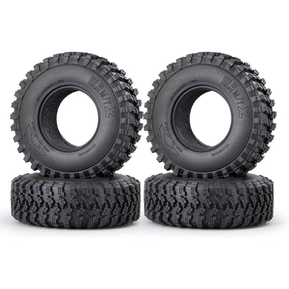 RCLIONS 1.9 inch RC Crawler Tires - 4pcs Set for 1/10 RC Crawler Car SCX10 TRX4