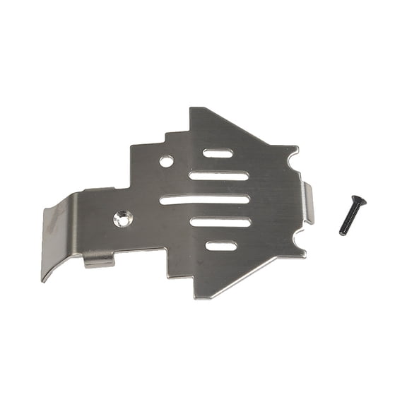 RCLIONS 1Pc Stainless Steel Chassis Armor Protection Skid Plate for TRX4 TRX-4 1/10 RC Crawler Car Upgrade Accessories
