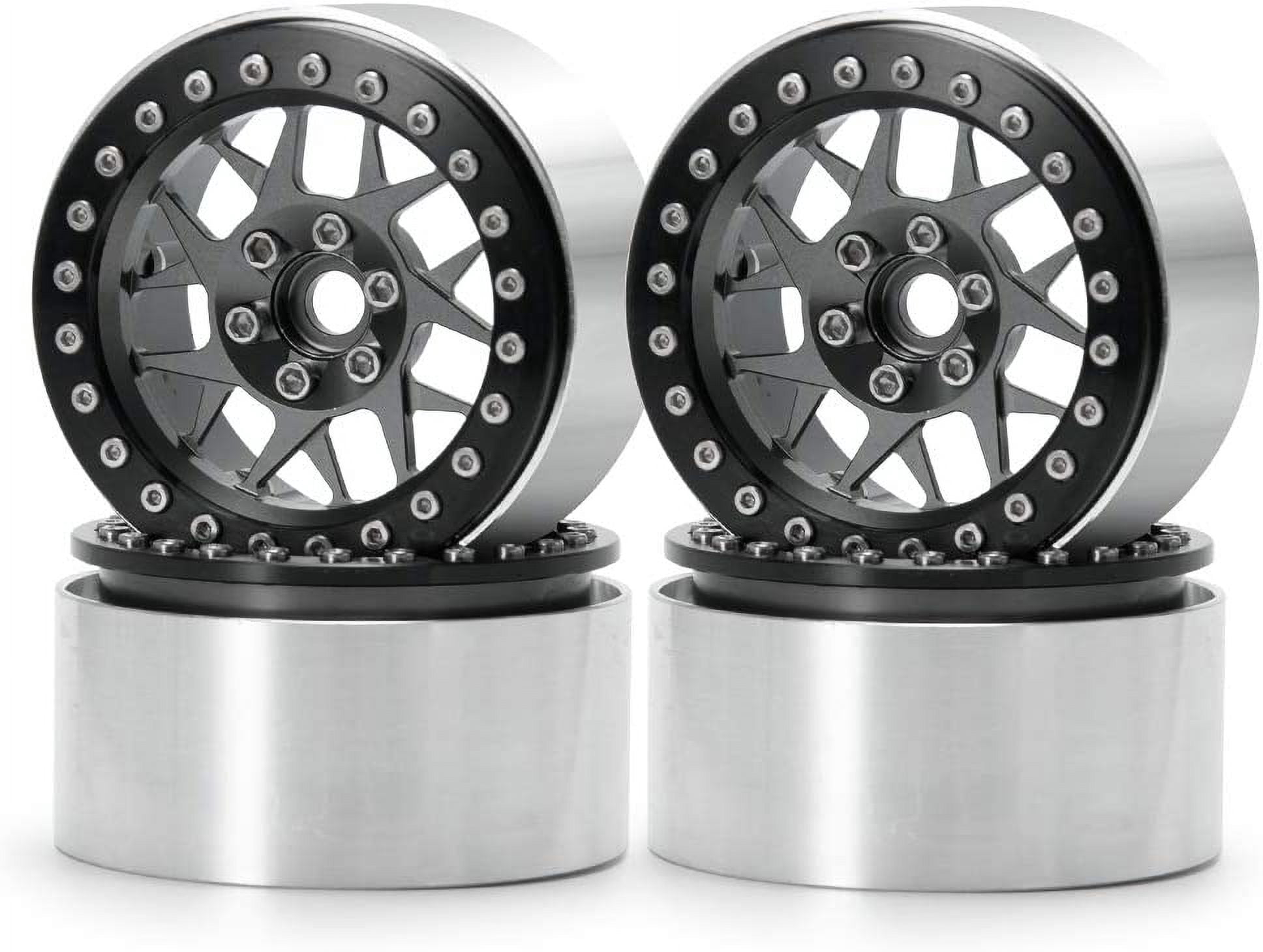 Rc Floaters Rims RCLIONS 2.2inch Beadlock Wheels Rims 35mm for 1/10th Scale RC Rock ...