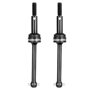 RCLIONS 2PCS Black Steel CVD Drive Shaft Upgrade Parts for Tamiya TT02