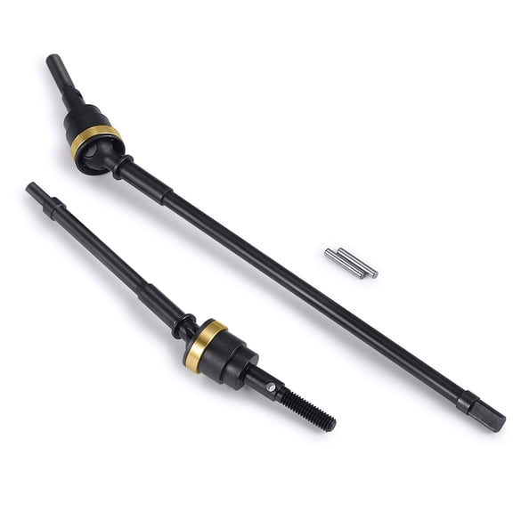 RCLIONS 2PCS HD Steel Front Axle CVD Drive Shaft for Axial Wraith 90018 1/10 RC Crawler Car Upgrade Parts