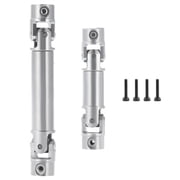 RCLIONS 2Pcs Stainless Steel Drive Shafts Center CVD Driveshaft for 1/18 TRX4M Bronco Defender Upgrade Parts