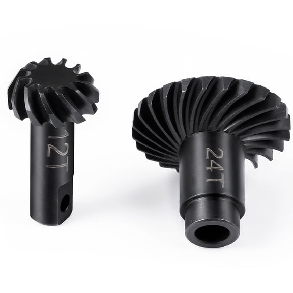 RCLIONS 40CR Steel 12T&24T Helical Diff Axle Gear Set for TRX-4M Bronco Defender K10 1/18 RC Crawler Car Model Upgrade Parts