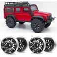 thumbnail image 1 of RCLIONS 4PCS Aluminum RC Car Beadlock Wheel Rims for TRX4M 1/18th RC Crawler Buggy Car (Black), 1 of 6