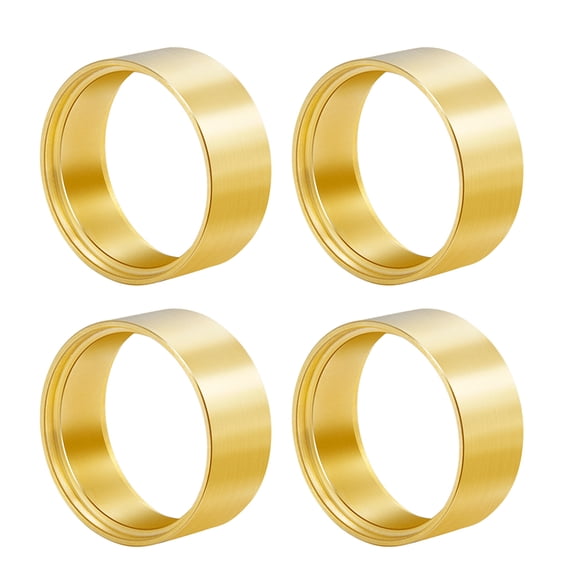 RCLIONS 4PCS Brass Internal Beadlock Ring Clamp Ring Fit 1.0inch Wheel Rim for 1/24 RC Crawler Axial SCX24 AX24 Upgrade Parts