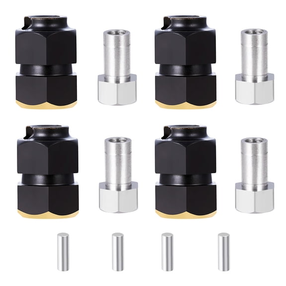 RCLIONS 7MM Brass Wheel Hex Hub Extender Adapters for TRX4M Bronco Defender K10 F-150 1/18 RC Crawler Car Model Parts