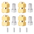 thumbnail image 1 of RCLIONS 7MM Brass Wheel Hex Hub Extender Adapters for TRX4M Bronco Defender K10 F-150 1/18 RC Crawler Car Model Parts, 1 of 15