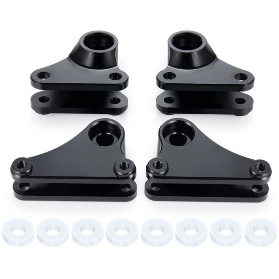 RCLIONS Aluminum Alloy Front & Rear Shock Absorber Connection Mount Seats for Mini E-Revo Brushless 1/16 RC Car Upgrade Parts