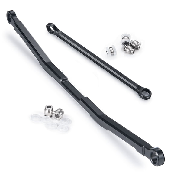 RCLIONS Aluminum Alloy Steering Link Rod Linkage for Axial RBX10 AXI03005 1/10 RC Crawler Car Upgrade Parts