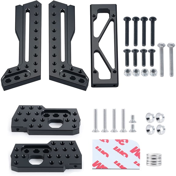 RCLIONS Aluminum Shock Towers Front & Rear Upgrade for Axial Wraith 90018 - Durable and Easy to Install