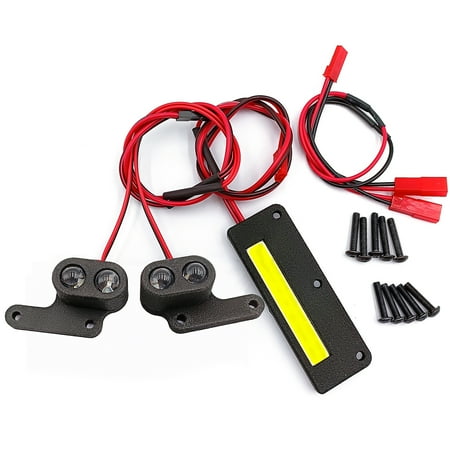 RCLIONS Front Rear LED Light Bar Spotlight Headlight Taillight for SLASH 2WD 1/10 Short Course Race Truck Parts