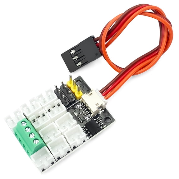 RCLIONS Light System Expansion Board PH2.0 Control Module Controller 5V for 1/14 1/10 Tamiya Excavator Truck Upgrade Parts