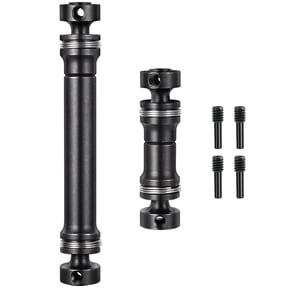 RCLIONS Steel Main Center Driveshafts Drive Shafts for 1/16 RC Crawler Car EREVO SUMMIT E-Revo Slash 4WD Summit VXL Upgrade Parts