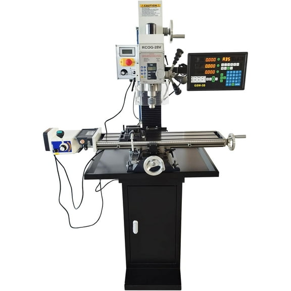 RCOG-28V Brushless Precision Milling and Drilling Machine Multifunctional Lathe 20-2250rpm 1300W