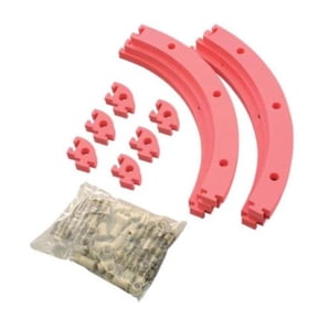 RCP Tracks RRKSETR-55030-01 50 cm Tracks Turn Rails