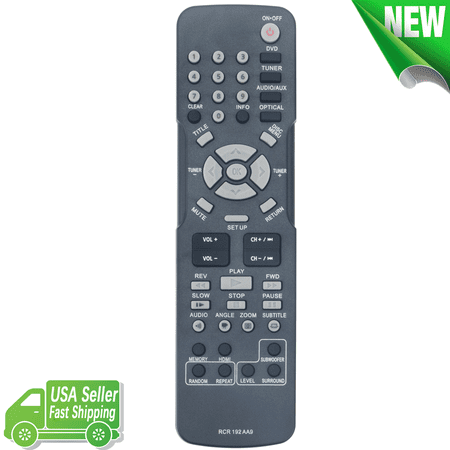 RCR 192 AA9 Replacement Remote Control for RCA DVD Home Theater System RTD315WR