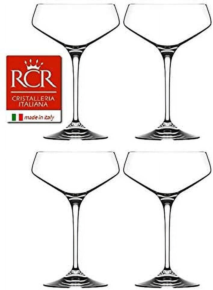 What is 195ml 6.6oz Martini Glass Bar Glassware Crystal Stemmed Cocktail  Glass