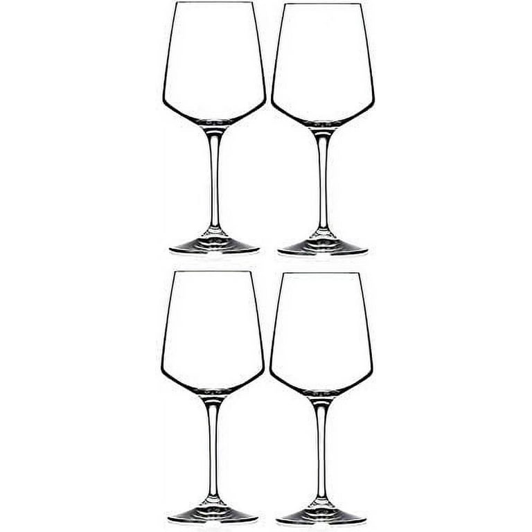 RCR Cristalleria Italiana Aria Collection 4 Piece Crystal Glass Set (White  Wine (15.5 oz)) 
