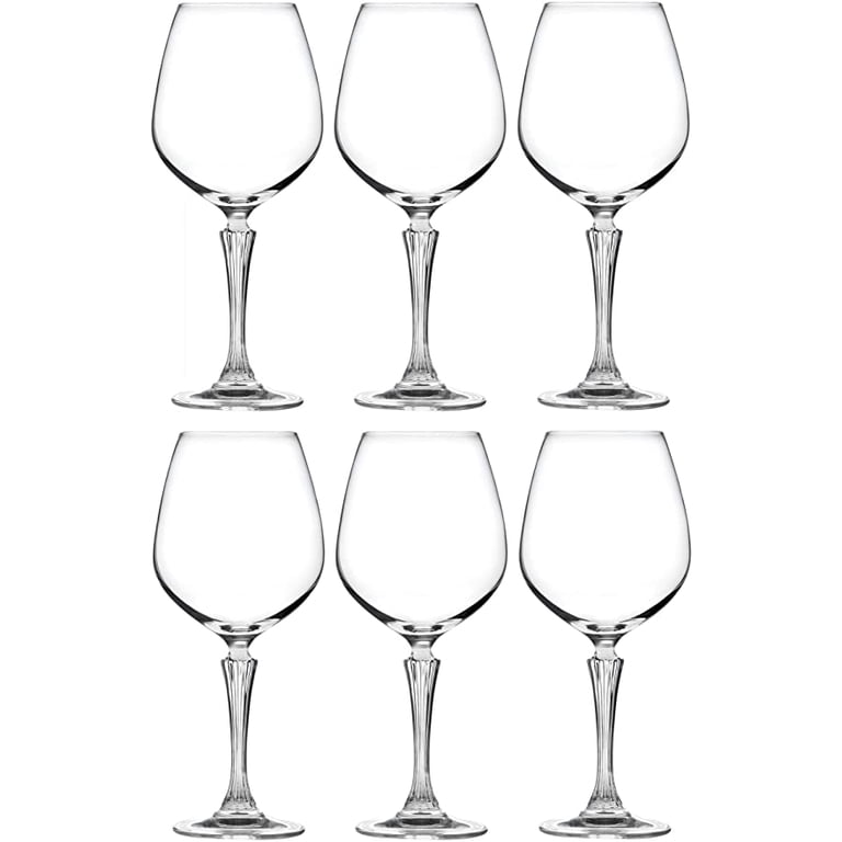 RCR Cristalleria Italiana Aria Collection 6 Piece Crystal Wine