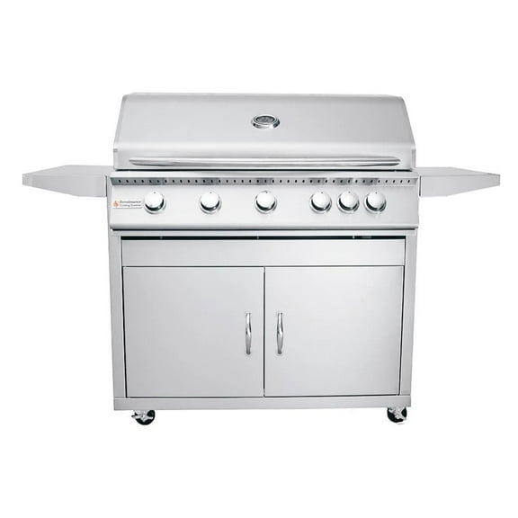 RCS Premier Series 40-Inch 5-Burner Propane Gas Grill With Rear Infrared Burner - RJC40ALPCK