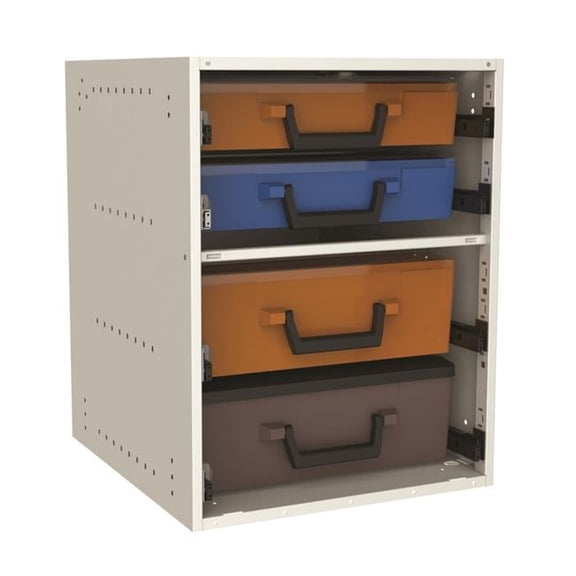 RCSK5C 4 Drawer Parts Cabinet Kit, Orange