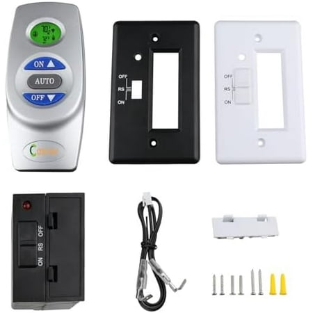RCST Fireplace Remote Control,Fit for Ambient,,Vermont castings TSST TSTSC RC-RE RCT-TX RC-RB/RCRB,Fit for Rasmussen RAS-WS-1 ect,Fireplace Transmitter Kit,Contro Millivolt Valve,3 YR-GNTEE