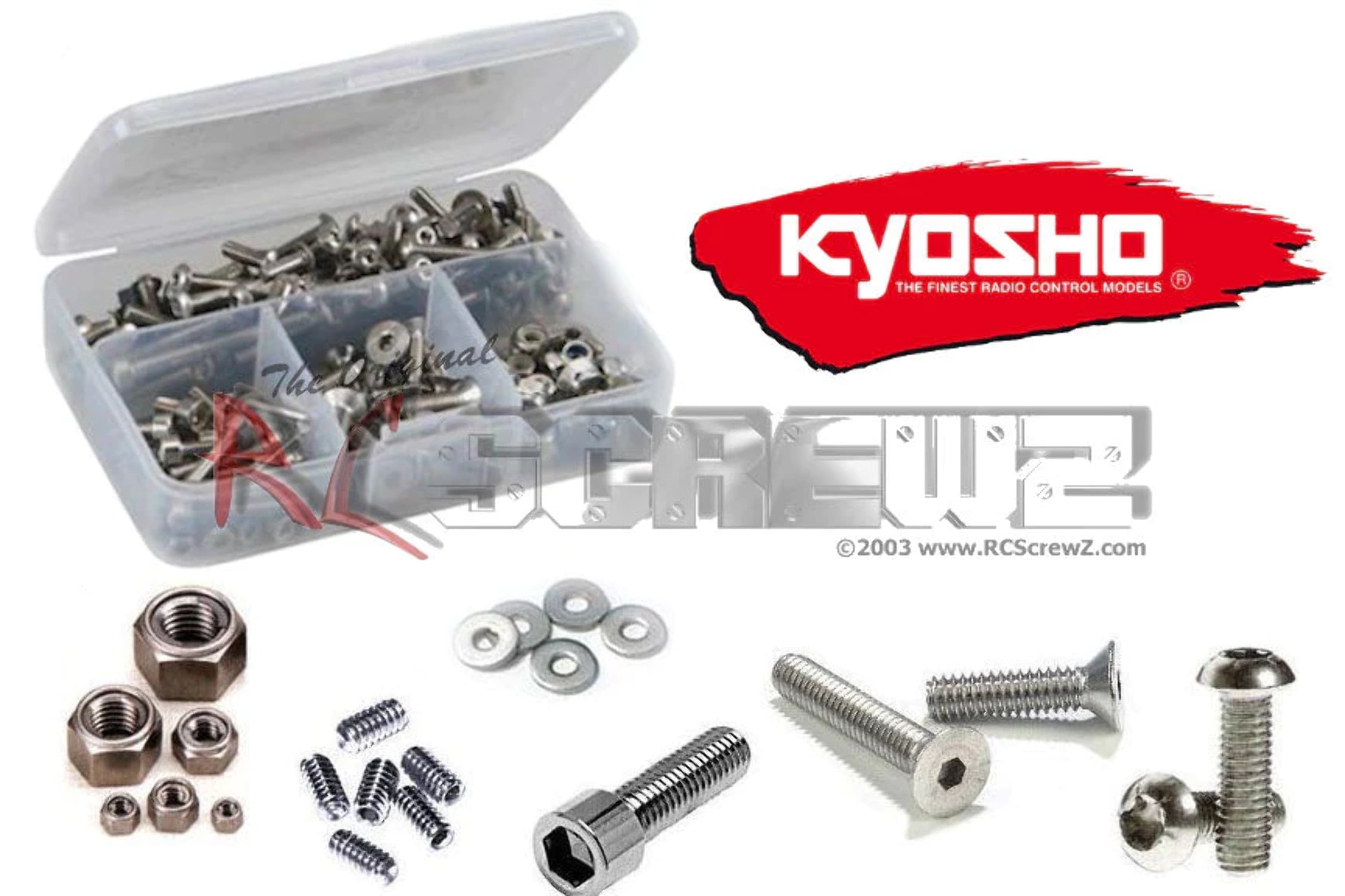 RCScrewZ Kyosho Ultima ST Type R GP Stainless Steel Screw Kit - kyo016