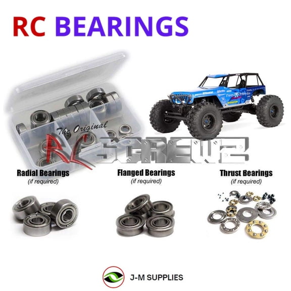 RCScrewZ Metal Shielded Bearings axi007b for Axial Wraith Poison Spyder (#AX90031) | SET