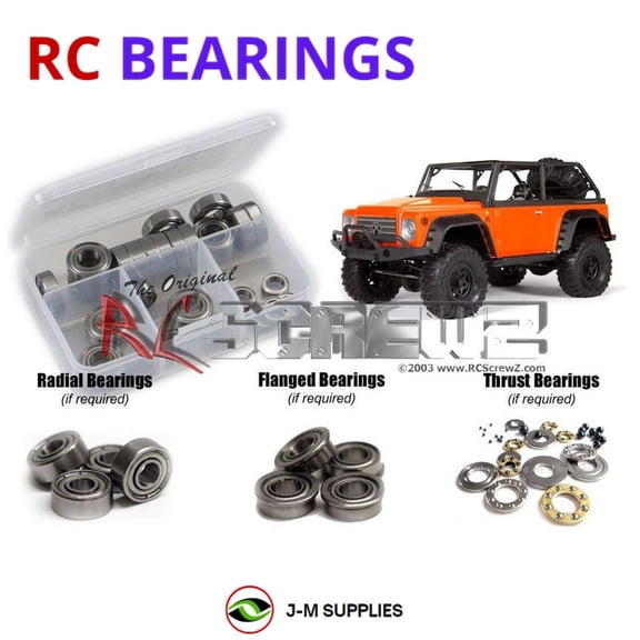 RCScrewZ Metal Shielded Bearing Kit axi010b for Axial Racing SCX10 Dingo #90021 RC Car | SET