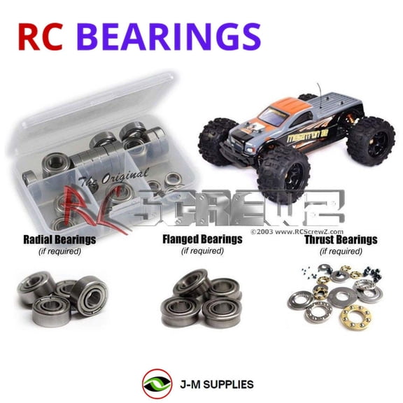 RCScrewZ Metal Shielded Bearing Kit dhk008b for HK Hobby Megatron 8e RC Car | SET