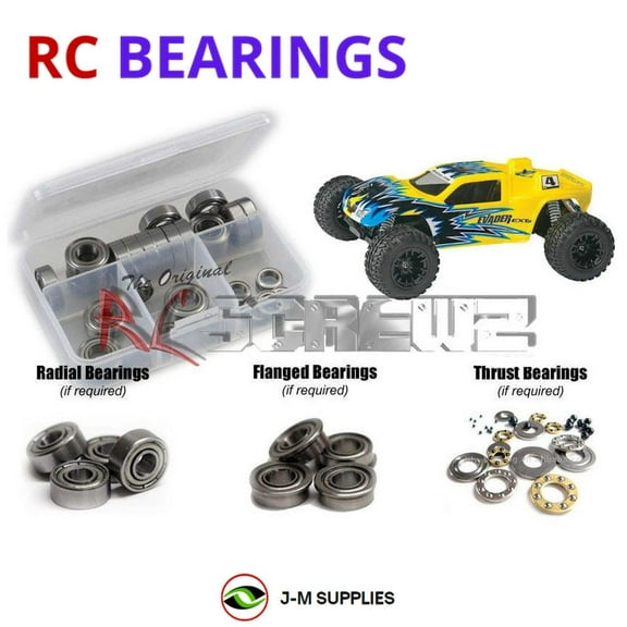 RCScrewZ Metal Shielded Bearing Kit dur033b for Duratrax Evader EXT2 RC Car | SET