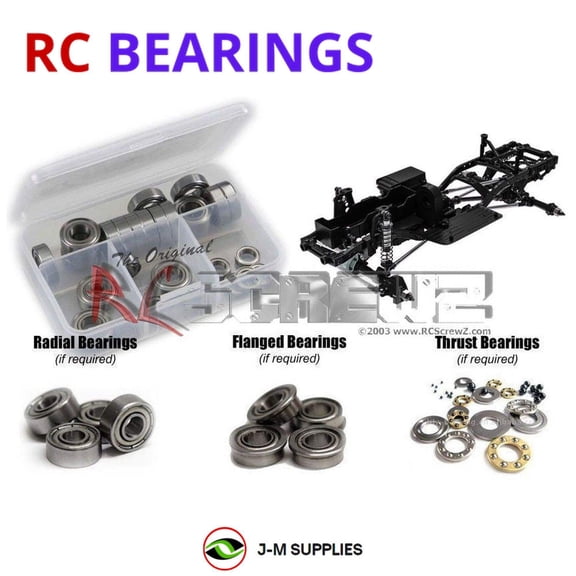 RCScrewZ Metal Shielded Bearing Kit gma012b for GMade TA/TS Chassis #GM5701/02 RC Car | SET