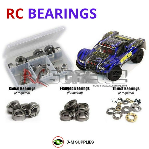 RCScrewZ Metal Shielded Bearing Kit helrc007b for Helion RC Animus 18SC RC Car | PRO