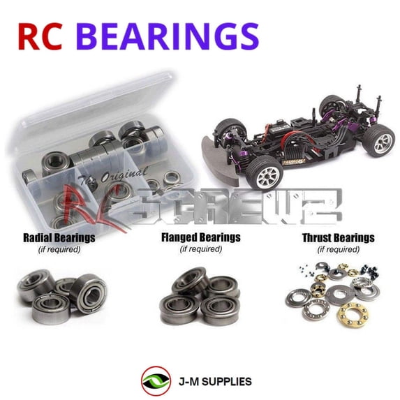 RCScrewZ Metal Shielded Bearing Kit hpi014b for HPI Racing RS4 Pro 2 #173 RC Car | PRO