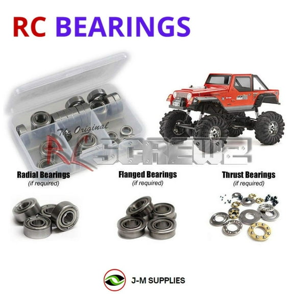RCScrewZ Metal Shielded Bearing Kit hpi052b for HPI Racing Crawler King #102115 RC Car | SET