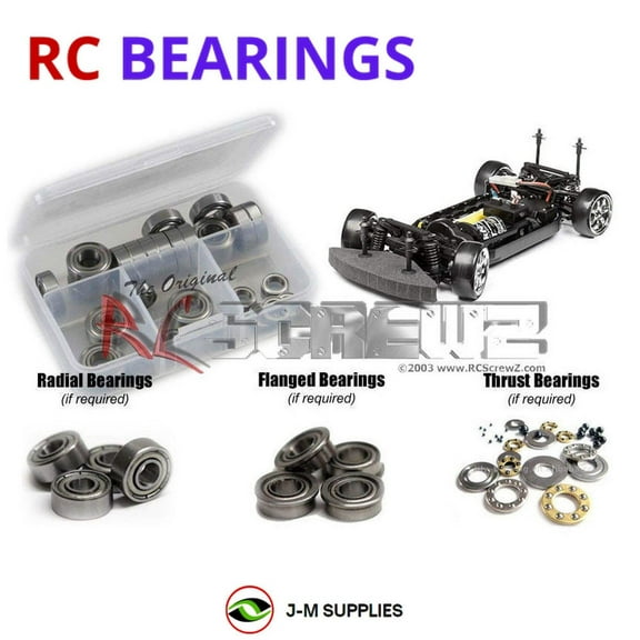 RCScrewZ Metal Shielded Bearing Kit hpi063b for HPI Racing E10 RTR Drift RC Car | SET
