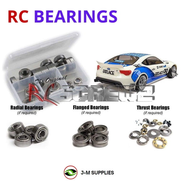 RCScrewZ Metal Shielded Bearing Kit hpi083b for HPI Racing RS4 Sport 3 Drift Chassis RC Car | PRO
