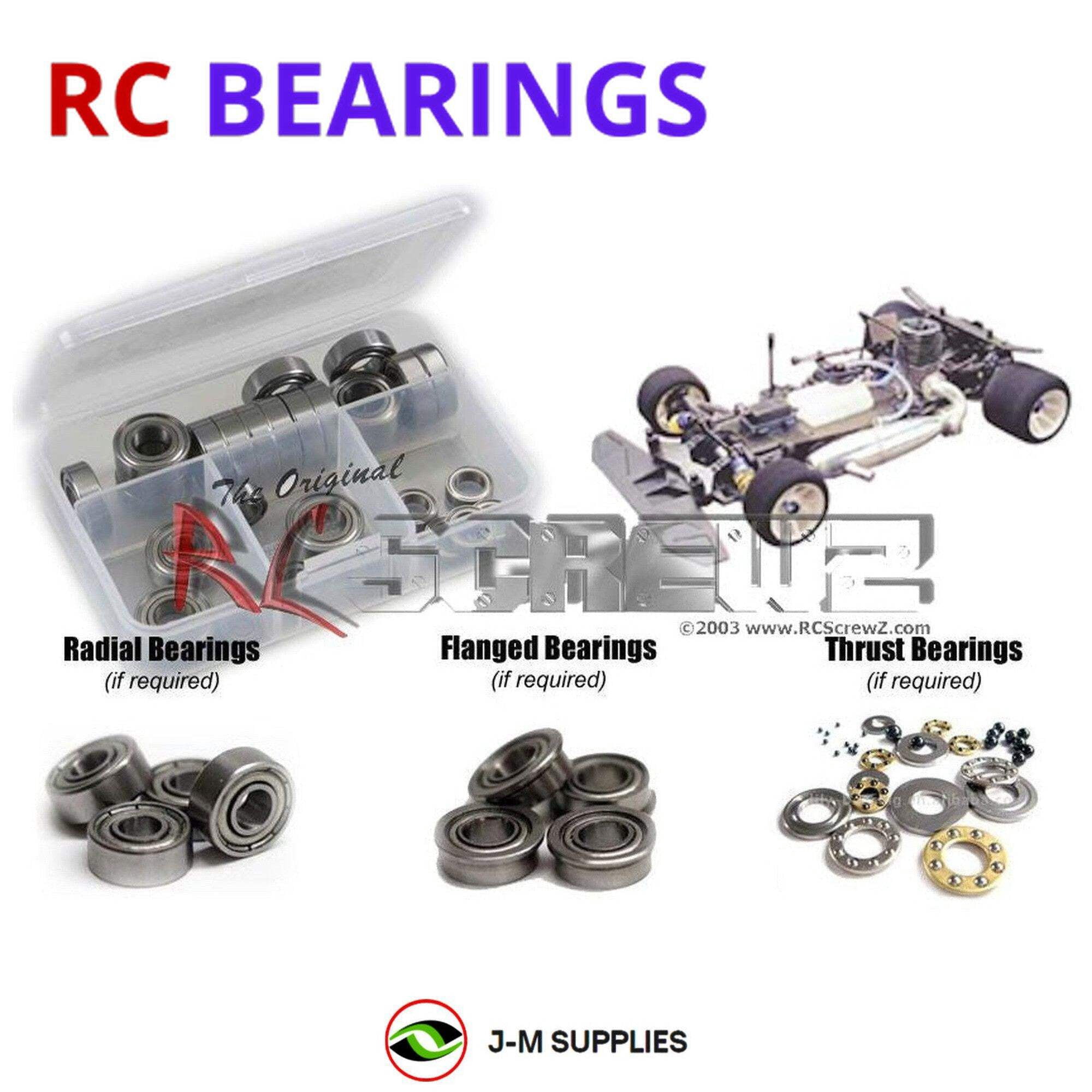 RCScrewZ Metal Shielded Bearing Kit kyo019b for Kyosho Fantom 2001