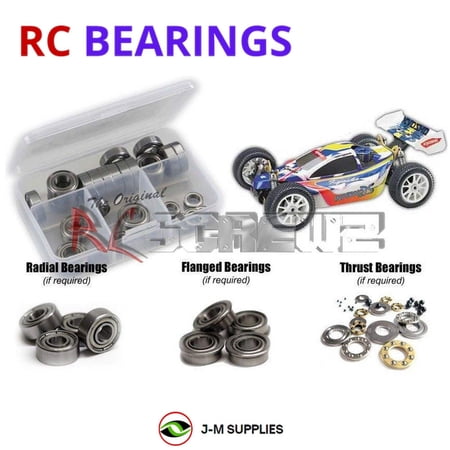 RCScrewZ Metal Shielded Bearing Kit kyo079b for Kyosho Inferno MP7.5 1/8 (#31081) Racing Buggy | SET