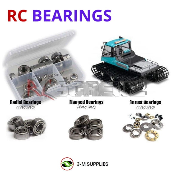 RCScrewZ Metal Shielded Bearing Kit kyo102b for Kyosho Blizzard GP DF-300 #31853 RC Car | SET