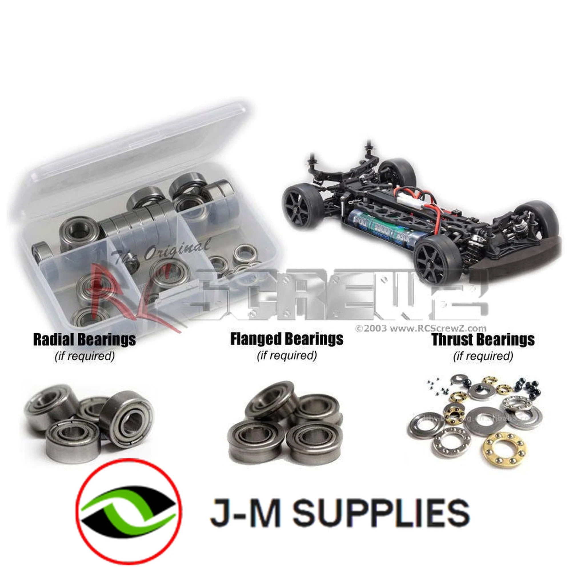 Kit De Roulements Scellés Pour Araignée De Différentiel Kyosho