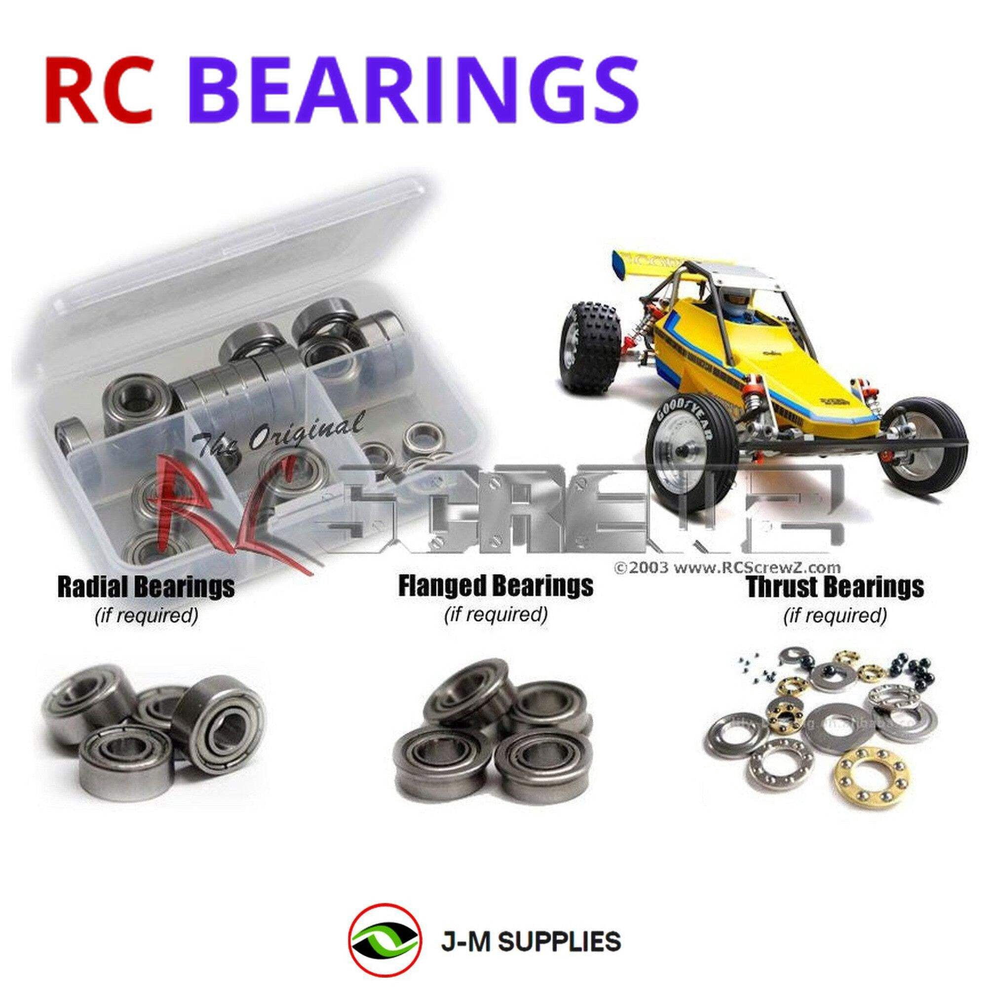 RCScrewZ Rubber Shielded Bearing Kit kyo159r for Kyosho Scorpion