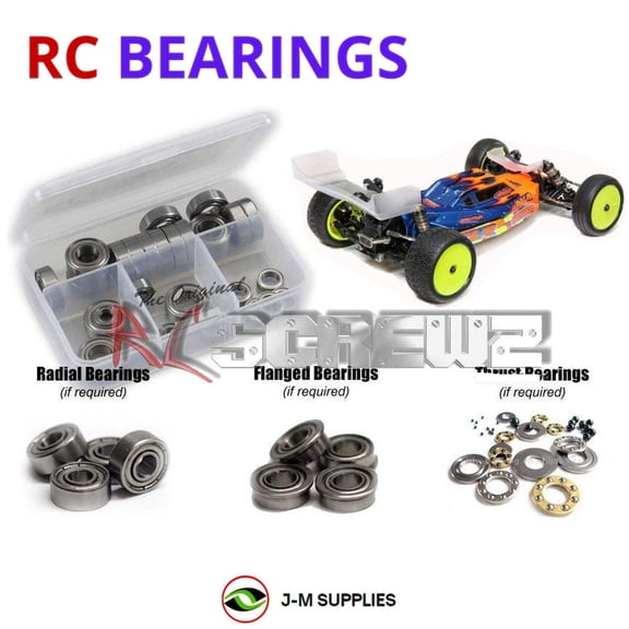 RCScrewZ Metal Shielded Bearing Kit los108b for Losi 22 DC/SR Buggy #TLR03014/16 RC Car | SET