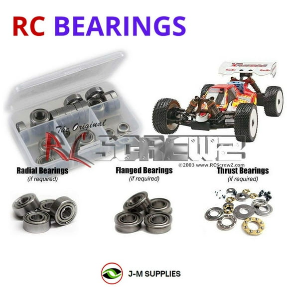 RCScrewZ Metal Shielded Bearing Kit ofn007b for Ofna X3 Sabre RTR/Pro #34930 RC Car | PRO